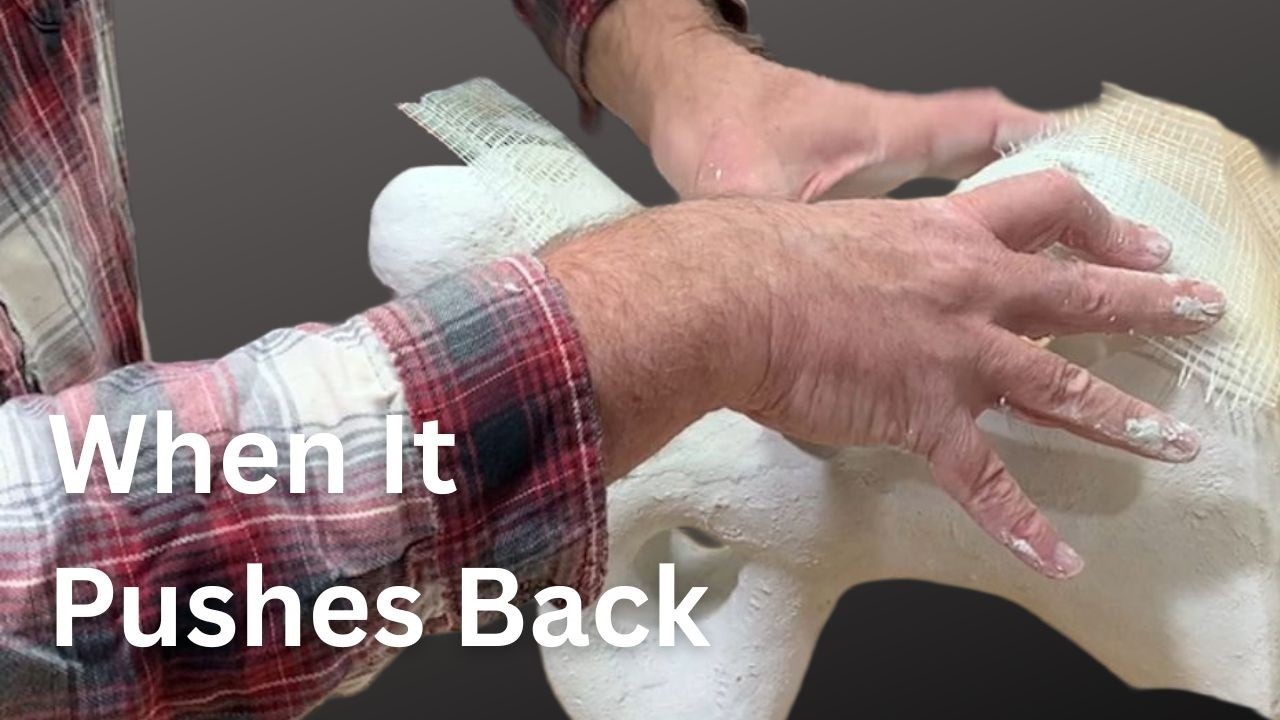 За пределами глины: обретение покоя в сопротивлении | Цементная скульптура и осознанное творчество