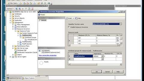 SQL Server Resource Governor