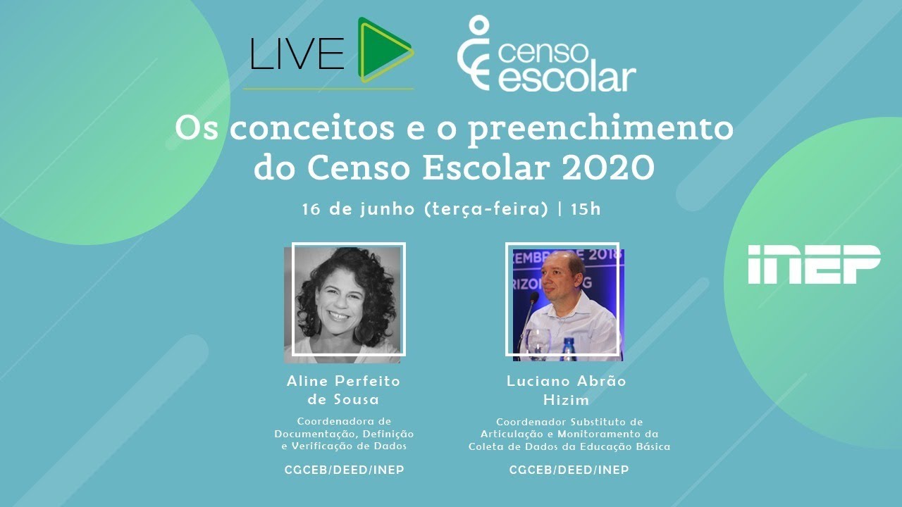 WORKSHOP CENSO ESCOLAR 2017 – Livisa Cursos, Ensino e Integrais LTDA