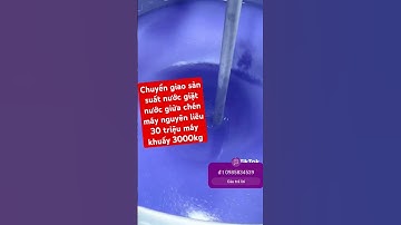 công thức nước giặt