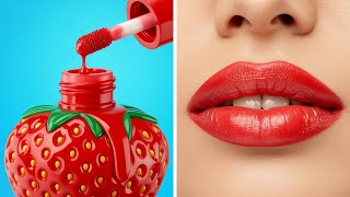 картинка: Быстрые идеи для макияжа 👄✨ Ежедневные модные хитрости, которые облегчают жизнь от 123GO!