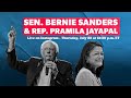 SEN. BERNIE SANDERS & REP. PRAMILA JAYAPAL INSTAGRAM LIVE (12:30PM ET)