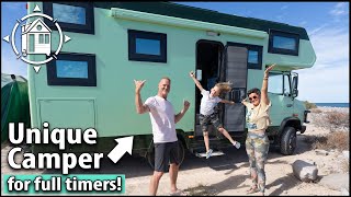 Tour their mint green camper! Family travels the world by Tiny House Giant Journey 115,291 views 3 weeks ago 13 minutes, 8 seconds