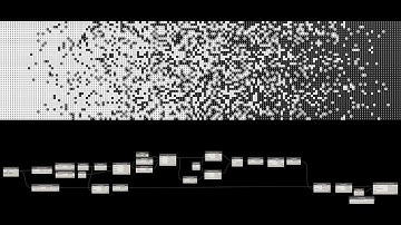 Curtain panels gradient randomization using Revit and Dynamo