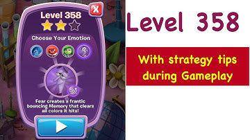Inside Out Thought Bubbles Level 358 Tips and Strategy Gameplay Walkthrough