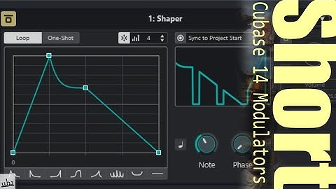 Cubase 14: Modulators