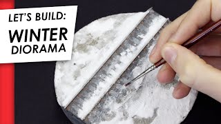 Snow Diorama Tutorial for Models and Miniatures