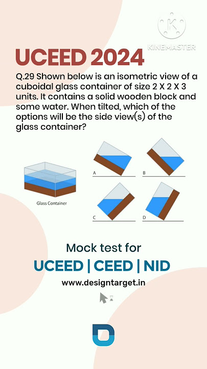 UCEED CEED NID Previous year paper solved Design exam preparation Design target IIT Uceed IIT Ceed