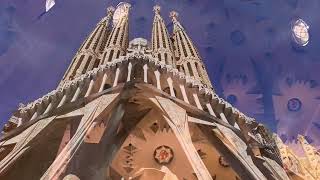 Sagrada Familia Basilica in Barcelona.