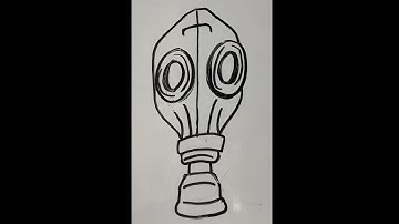 HOW TO DRAW A GAS MASK | FULL VIDEO | ART TUTORIAL | EASY STEP BY STEP | DRAWING |ARTFULANURAAAG