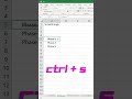 Excel Strikethrough Keyboard Shortcut #Shorts