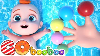 Finger Family Song (Swimming Pool Edition) | GoBooBoo Kids Songs \& Nursery Rhymes