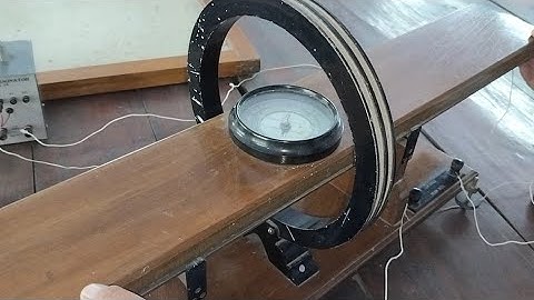 Circular Coil Experiment: Variation of magnetic field with distance along the axis of circular coil