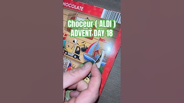 CHOCEUR ADVENT DAY 18 #aldi #choceur #chocolate #vlogmas #christmas #advent #unboxing #shorts #fyp