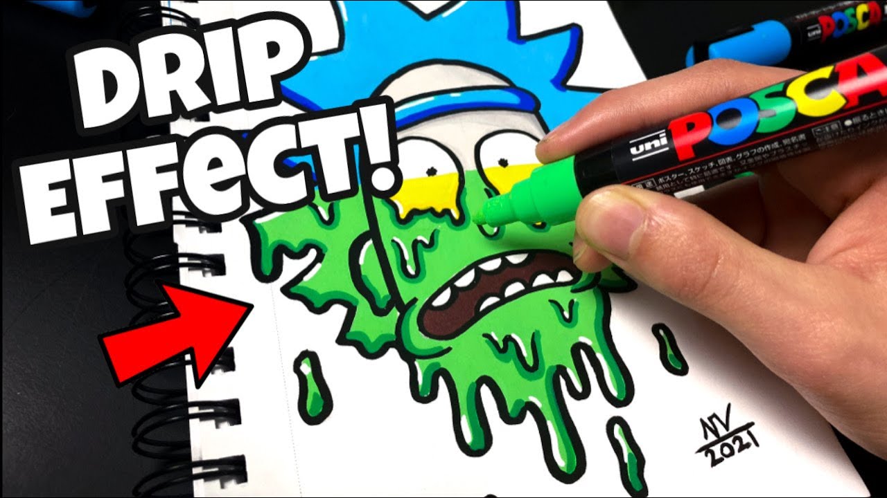 How To Draw The DRIP EFFECT Like A Pro! (Art Tutorial) 