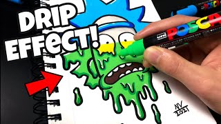 How To Draw The DRIP EFFECT Like A Pro! (Art Tutorial) Resimi