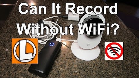 Yi Home Camera - Can It Record Without Wifi?