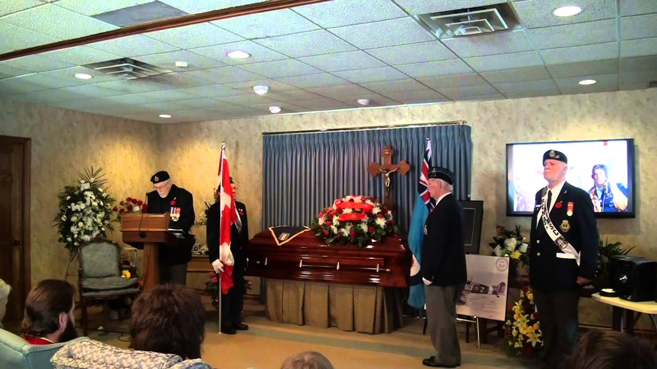 Chevalier Jerry Billing Funeral Service Part 2 - YouTube