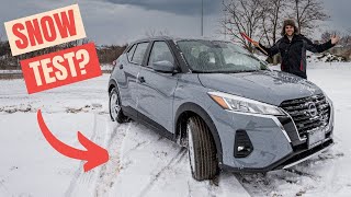 2023 nissan kicks review and test drive | can it conquer the snow?