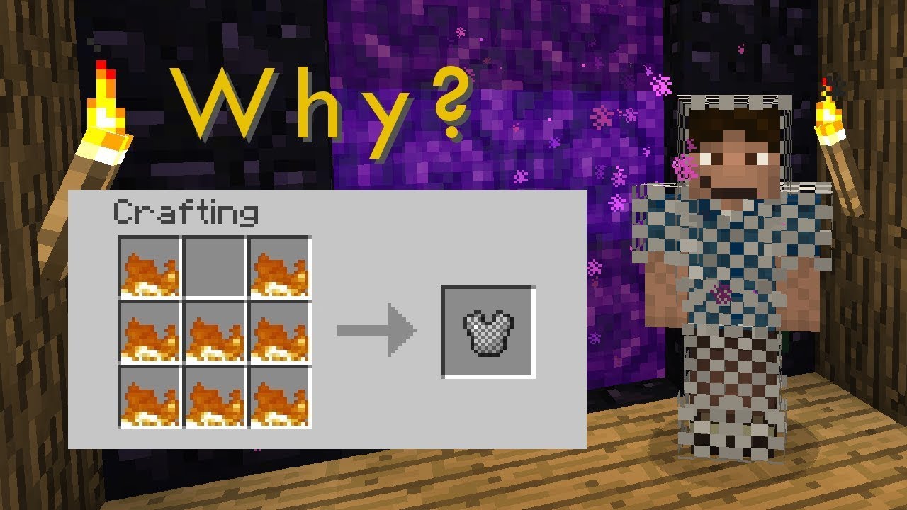 Chain Armour In Minecraft Is Ridiculous YouTube