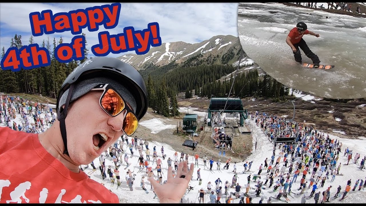 Snowboarding Arapahoe Basin On The 4th Of July!! (Season 3, Day 173