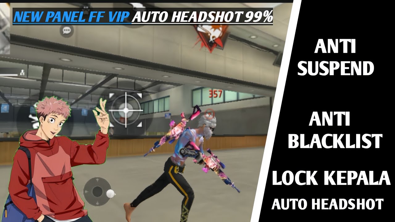 NEW PANEL AUTO HEADSHOT FF MAX DAN FF ORI TERBARU 2024 99% AIM KEPALA ...