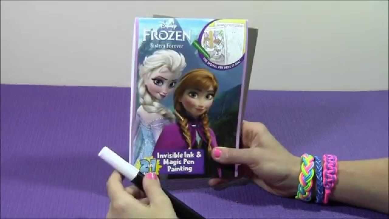 DISNEY FROZEN ACTIVITY BOOK MAGIC PEN REVIEW