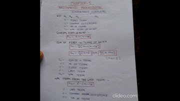 Class 10 Maths Important Formulas of Chapter 5 #ncert #formulas #arithmetic