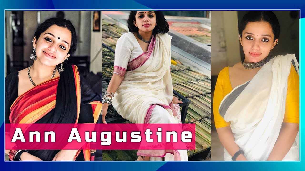 Ann Augustine | New Photos | Cute |  Traditional | Saree | Beauty | Queen