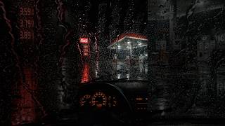 🌧️ Rainy night drive vibes inside the car 🚗 | #rain #rainsounds #cozy #sleep #asmr #shorts