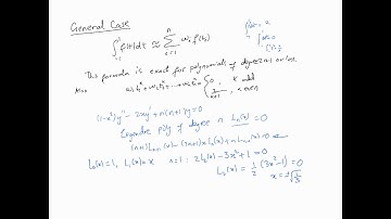 Numerical Integration - Gaussian-Legendre Quadrature