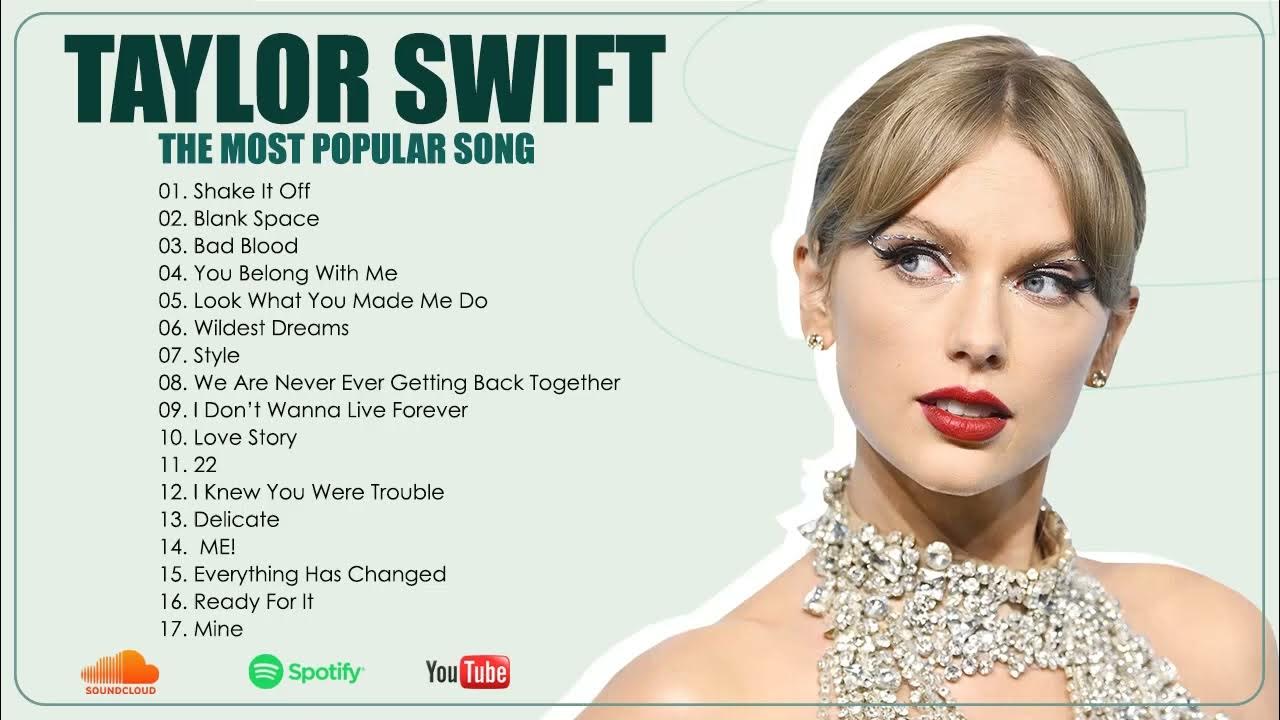 As melhores músicas da Taylor Swift - Playlist 