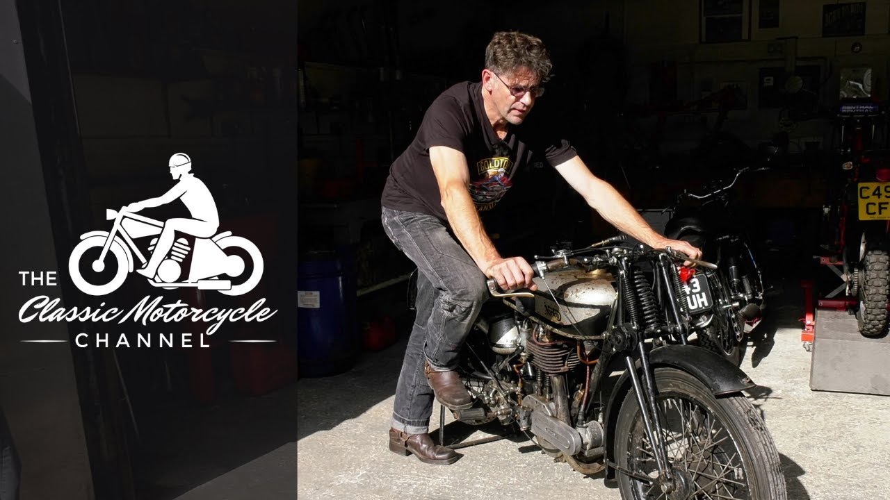 Классический британский мотоцикл с боковым клапаном Norton 16H 500