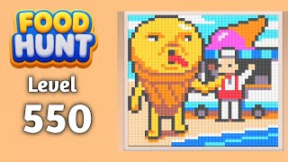 Full Food Hunt Pixel puzzle level 550 walkthrough solution gameplay  Update