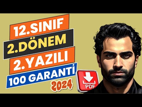 12. SINIF İNGİLİZCE 2. DÖNEM 2. YAZILI SORULARI | YENİ SINAV SİSTEMİ | 2023-2024