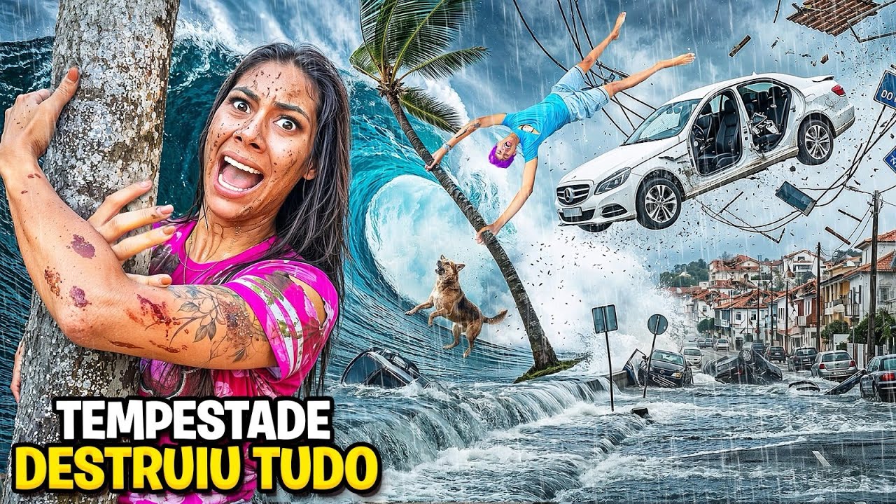 UMA TEMPESTADE DEVASTADORA DESTRUIU MINHA CIDADE! *orem por Minas Gerais