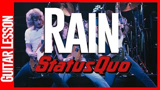 Status Quo - Rain - Guitar Lesson