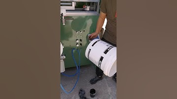 Large paint bucket screen printing machine, oil drum screen printing machine