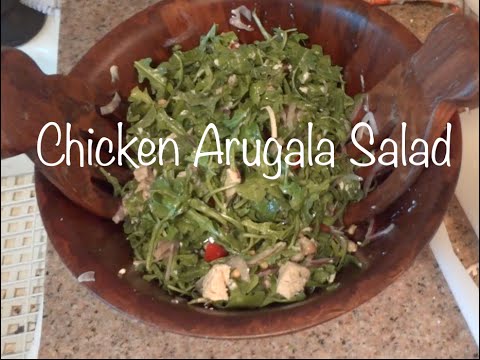 cookin' with kb | Chicken Arugula Salad