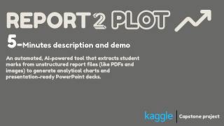 Report 2 Plot (R2P) For capstone project by B.Vishal Chandrakanth