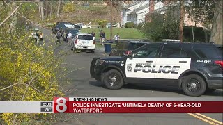 Waterford police investigate 'untimely death' of 5-year-old