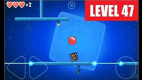paly Red boll 4 part 7 level 47 😱😱 #redball4