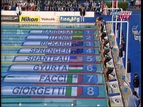 200m férfi mell döntő 2009 Róma