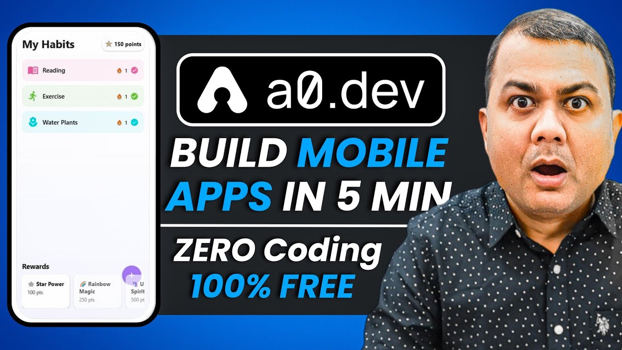 Build a Mobile App in 5 Minutes Without Coding | a0.dev Tutorial | 257