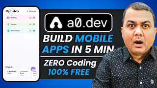Build A Mobile App In 5 Minutes Without Coding  A0dev Tutorial  257