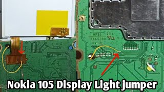 Nokia 105 Display Light Jumper  Nokia Ta 1304 Display Light Problem