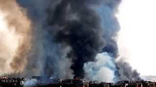 Взрывы на полигоне Кузьминском 18 апреля