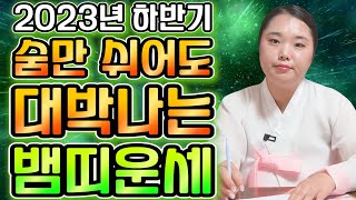 [2023년 하반기 대박나는 뱀띠운세] 올해 하반기 6월~12월에 무조건 대박나는 뱀띠 운세 / 53년생 6…