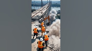 Bridge Collapses Due to Construction Flaws! 🌉⚠️ Part-01 #shorts #shortvideo #viralvideo