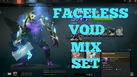 DOTA2:FACELESS VOID MIX SET FT. BRACER OF AEONS PREVIEW